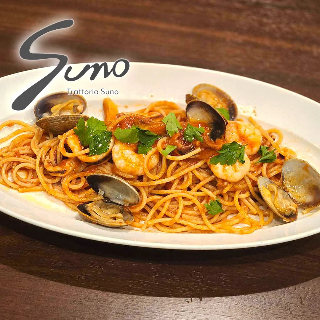 ペスカトーレ（魚介のトマトソースパスタ）