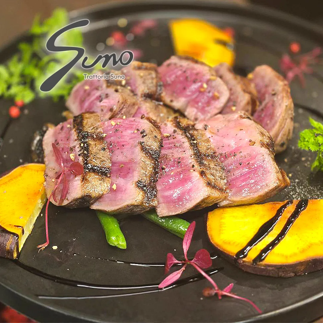 熊本県産あか牛のローストをご用意しました。